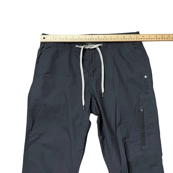 Vuori Climber Hiking Pants Men's Medium Gray Elastic Waist Drawstring Ripstop - Picture 8 of 12